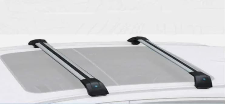 2PCS Aluminum Roof Rack Cross Bars forHyundai Ioniq 9 S SE SEL Limited Calligraphy 2025 2026 Crossbars for Rooftop Compatible with Fixed Points Roofs(Silver+Black)
