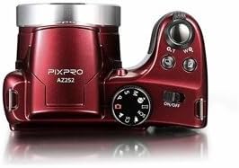 Kodak PIXPRO AZ255 Astro Zoom 16MP Digital Camera (Red) Bundle with Rapid AA/AAA Battery Charger with 4 AA 2700 Mah Rechargeable Batteries, 32GB UHS-I SDXC Memory Card, and Camera Bag (4 Items)