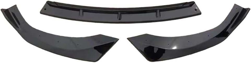 Car Accessories Compatible with Hyundai Sonata 1.5T SE，SEL，SEL Convenience/Hybrid Limited 2024 2025 Front Lip Spoiler Body Kit Spoiler Splitter Molding Cover Trim ABS 3PCS(Black)
