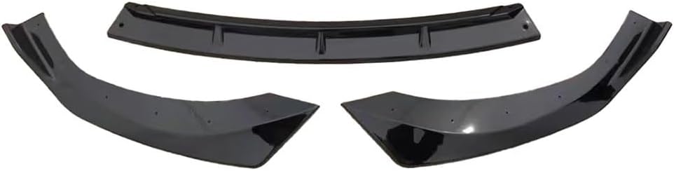 Front Bumper Lip Splitter Kit Compatible with Hyundai Sonata 1.5T SE，SEL，SEL Convenience/Hybrid Limited 2024 2025 Lower Chin Spoiler Splitter Exterior Car Accessories ABS 3PCS(Black)
