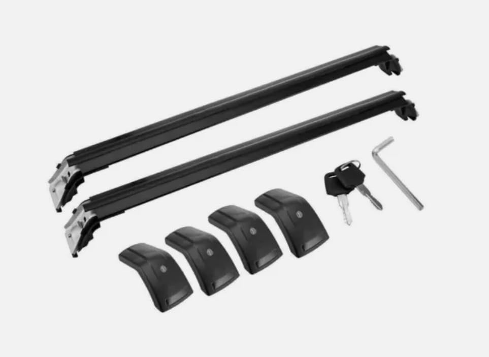 2PCS Aluminum Roof Rack Cross Bars forHyundai Ioniq 9 S SE SEL Limited Calligraphy 2025 2026 Crossbars for Rooftop Compatible with Fixed Points Roofs(Black)