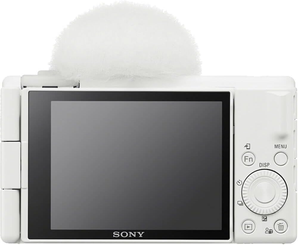 Sony ZV1FW 20mm Vlog Camera for Content Creators - White (Renewed)