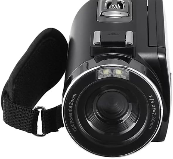 Vivitar 4K Video Camera, Wi-Fi Ultra HD Camcorder with 18x Digital Zoom, 3' IPS Touchscreen Video Recorder with Night Vision, Vlogging Camera with 3.5mm Microphone Jack, Rechargeable, SD Card Slot