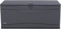 LIFETIME 60298 Heavy Duty Outdoor Storage Deck Box, 130 Gallon, Gray