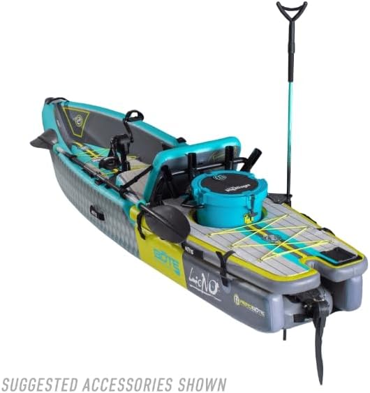 BOTE Lono Aero Inflatable Kayak Convertible Stand Up Paddle Board for Single Rider Adults Kids Family Friendly Blow Up Fishing MAGNEPod Compatible