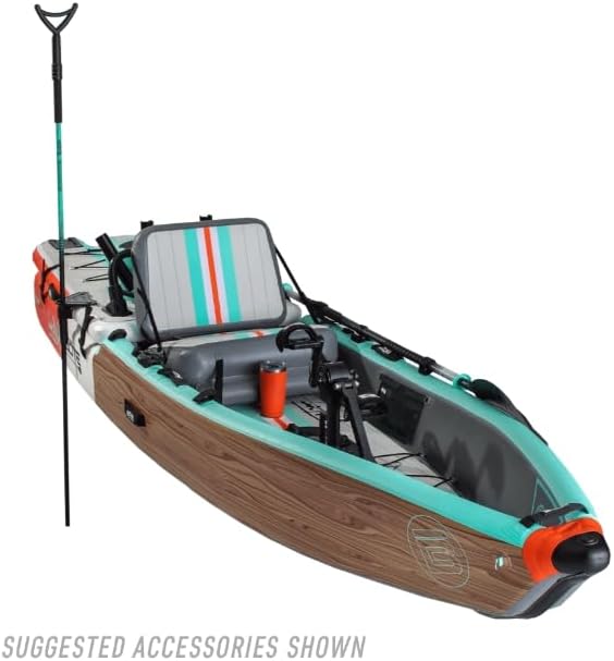 BOTE Lono Aero Inflatable Kayak Convertible Stand Up Paddle Board for Single Rider Adults Kids Family Friendly Blow Up Fishing MAGNEPod Compatible