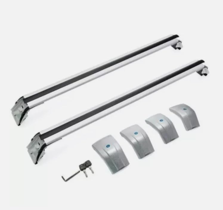 2PCS Aluminum Roof Rack Cross Bars forHyundai Ioniq 9 S SE SEL Limited Calligraphy 2025 2026 Crossbars for Rooftop Compatible with Fixed Points Roofs(Silver)
