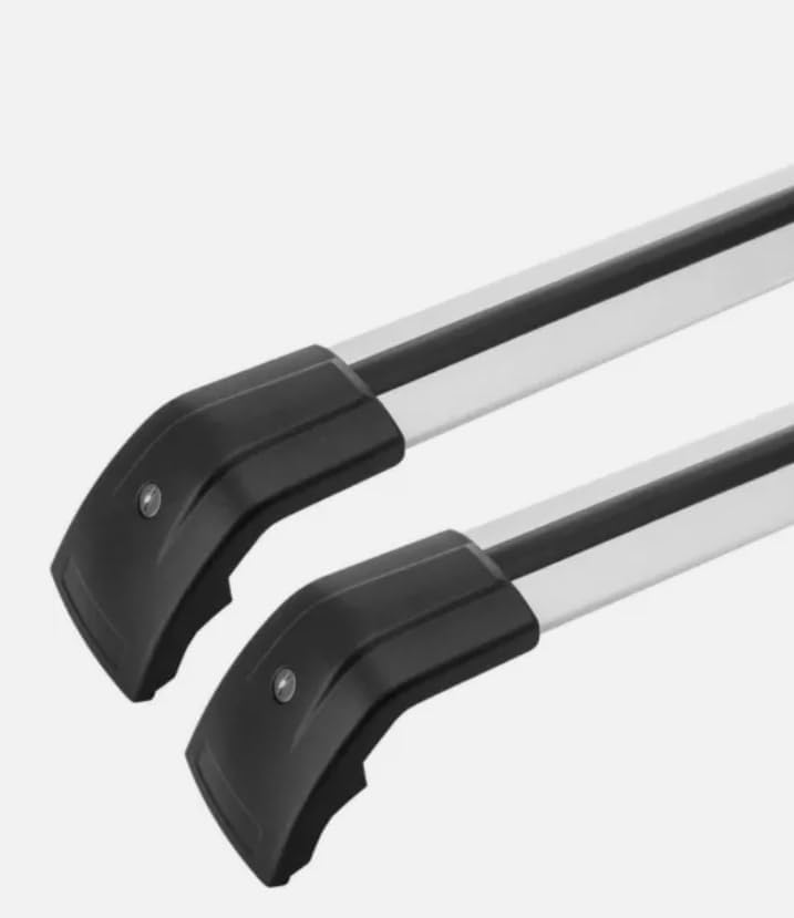 2PCS Aluminum Roof Rack Cross Bars forHyundai Ioniq 9 S SE SEL Limited Calligraphy 2025 2026 Crossbars for Rooftop Compatible with Fixed Points Roofs(Silver+Black)