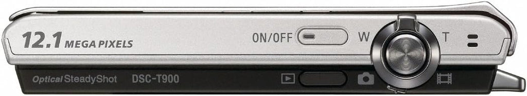 Sony Cyber-shot DSC-T900 12.1 MP Digital Camera with 4x Optical Zoom and Super Steady Shot Image Stabilization (Silver)