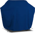 Covers & all BBQ Grill Cover, 18 Oz Heavy Duty Waterproof UV & Weather Resistant, Outdoor Cover with Air Vents & Drawstrings (70' Inches, Blue)
