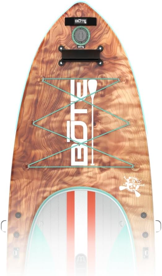 BOTE Rackham Aero Inflatable Stand Up Fishing Paddle Board Blow Up iSUP Adult Kids Family Friendly APEX Pedal Drive MAGNEPod Compatible, Multiple Colors