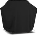 Covers & all BBQ Grill Cover, 12 Oz Waterproof UV & Weather Resistant, Outdoor Cover with Air Vents & Drawstrings (50' Inch, Black)