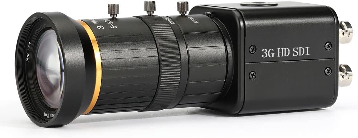 3G-SDI HD Camera 1080@60/50/30/25P,1080@60/50i HD Digital CCTV Security Camera, 1/2.8' High Sensitivity CMOS 5-50mm Manual Varifocal 3MP Lens,DC12V Adapter Free Click Below Extra Saving