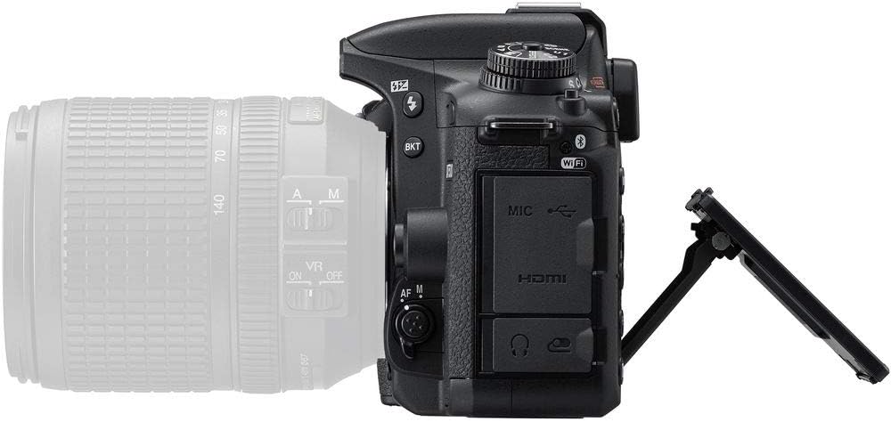 Nikon D7500 DSLR Camera - Bundle - (Body Only) (1581) + 2X EN-EL15 Battery + 2X SanDisk 64GB Card + Case + 12 Inch Flexible Tripod + Deluxe Cleaning Set + HDMI Cable + Hand Strap + More