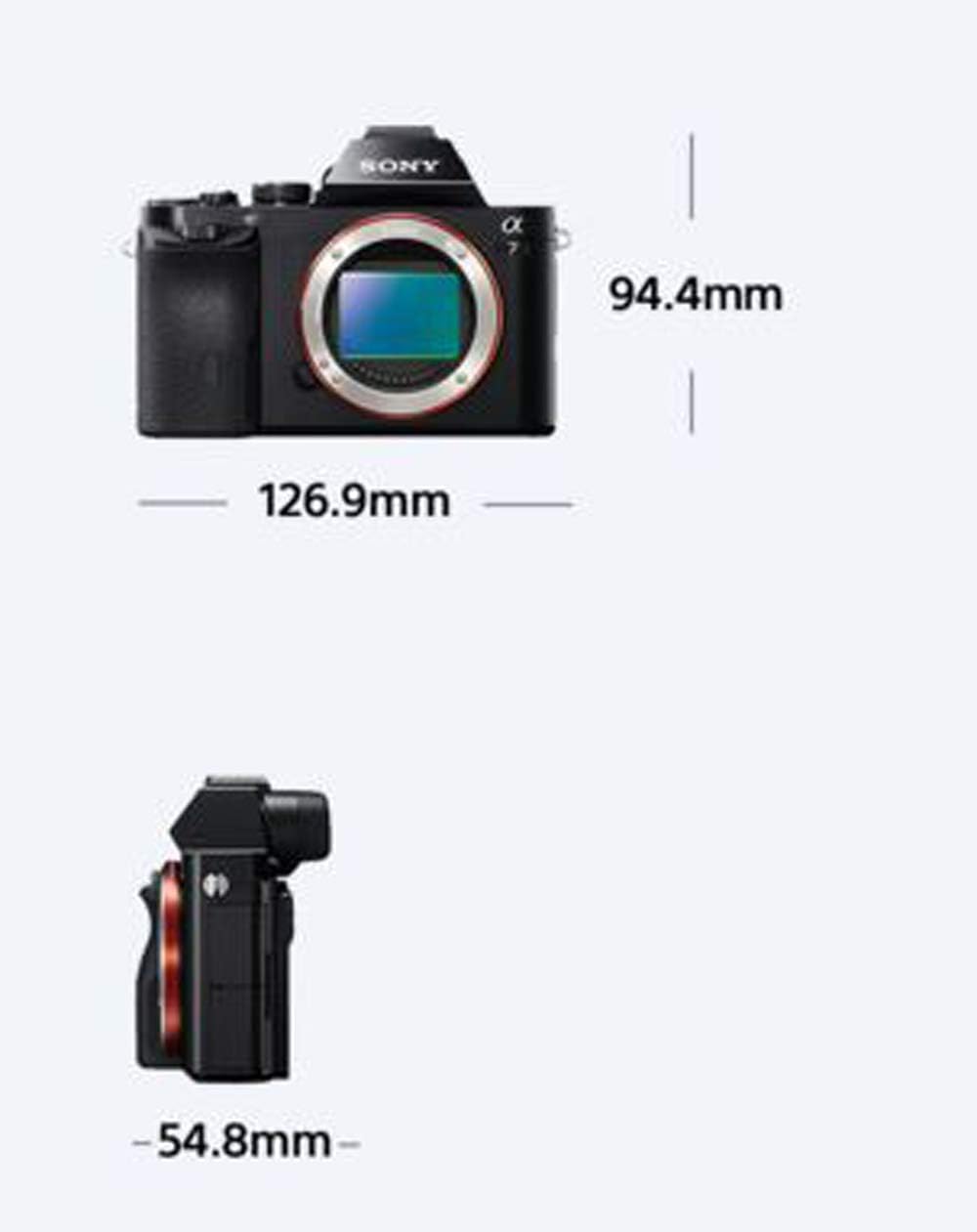 Sony a7 Full-Frame Interchangeable Digital Lens Camera with 28-70mm Lens, Black