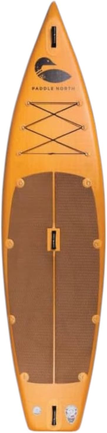 Paddle North 12'6' PORTAGER XL Inflatable Stand-Up Paddle Board - Full iSUP Kit Included (Pump, Carrying Bag, Fin, Adjustable Paddle) - Stable & Versatile for 2-Person Use - Supports up to 650 lbs