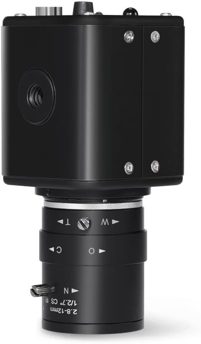 MOKOSE HDMI Camera,1080P HD Digital Security Camera, Industry Digital C-Mount Camera with 2.8-12mm Varifocal HD Lens, OSD Menu