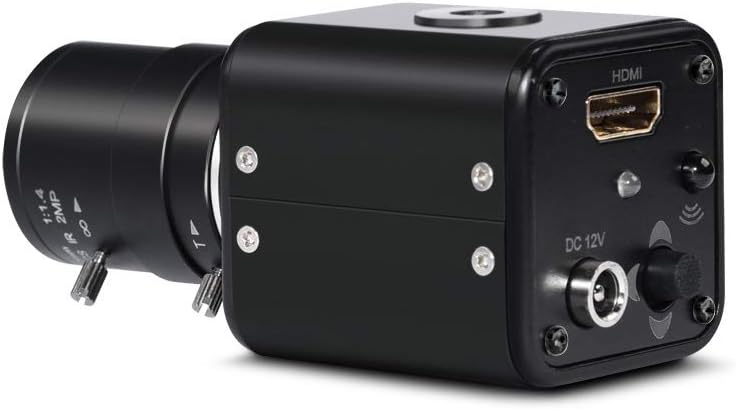 MOKOSE HDMI Camera,1080P HD Digital Security Camera, Industry Digital C-Mount Camera with 2.8-12mm Varifocal HD Lens, OSD Menu