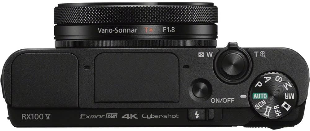 Sony Cyber-Shot DSC-RX100 VA Compact Digital Camera (DSC-RX100M5A/B) + Case + 2 x 64GB Card + 3 x NP-BX1 Battery + Card Reader + Photo Software + Charger + More