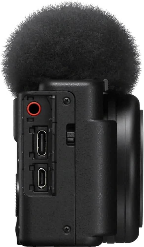 Sony (Refurbished) ZV-1F Vlog Camera for Content Creators and Vloggers (Black) (Renewed)