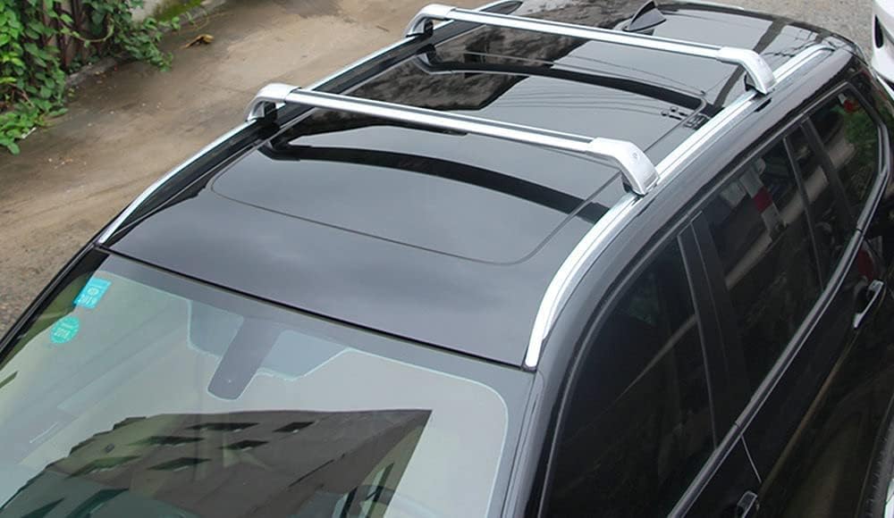Cross Bars Fits for Hyundai Ioniq 9 S SE SEL Limited Calligraphy 2025 2026 Crossbar Luggage Carrier Roof Rack Rail Carrier Lockable 2PCS (All Silver)