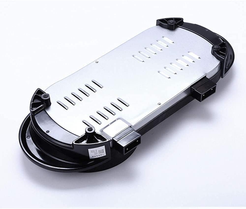 BBQ The Electric Korean Barbecue Hot Pot, Maifan Stone Multi-Function and Hot Pot Tabletop Grill and Fondue with Ceramic Coating 1350W