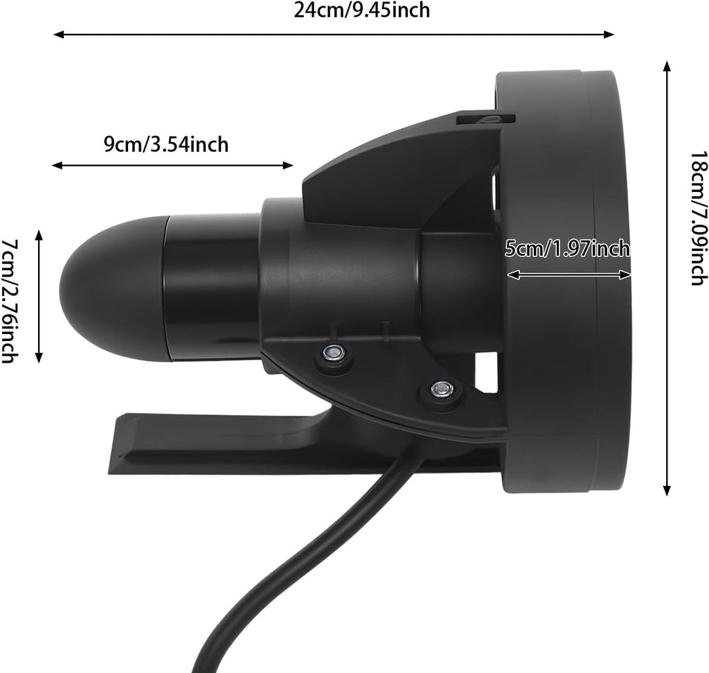 Paddle Board Motor, 288W Underwater Electric Thruster For Surfboard, Portable Electric Fin Stand Up Paddle Board Propulsion Motor For SUP Boards Canoes and Boats, 441 lbs Max. Thrust