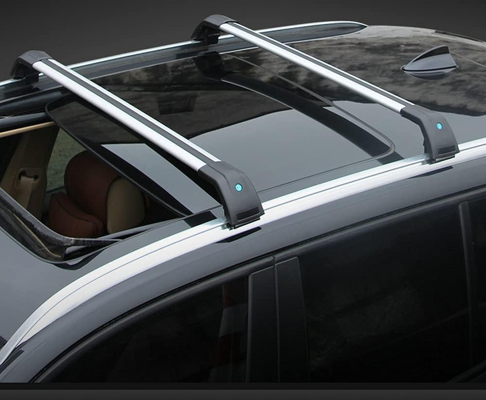 Cross Bars Fits for Hyundai Ioniq 9 S SE SEL Limited Calligraphy 2025 2026 Crossbar Luggage Carrier Roof Rack Rail Carrier Lockable 2PCS (Black Mixed Silver)