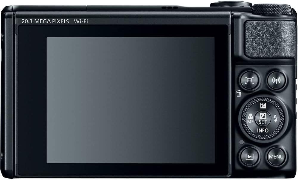 Canon PowerShot SX740 HS Digital Camera (Black) (2955C001), 2 x 64GB Memory Card, 3 x NB13L Battery, Corel Photo Software, Charger, Card Reader, LED Light, Soft Bag + More