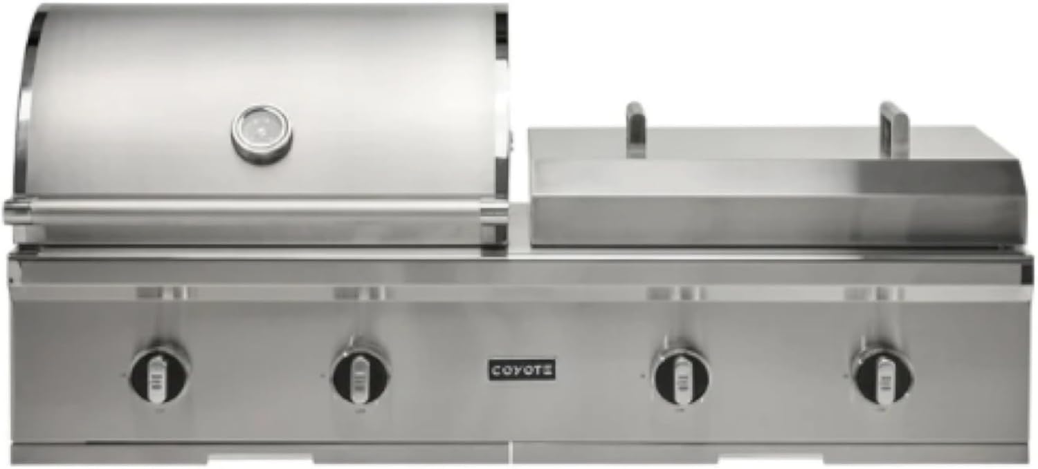 Windproof Covers 50 inch Heavy Duty Premium Grill Cover to fit Coyote Grill & Griddle Combo Built-in Grill