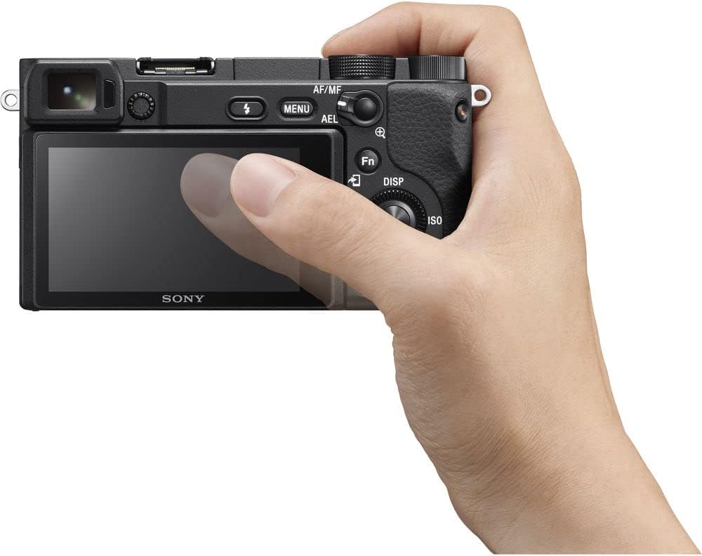 Sony Alpha a6400 Mirrorless Digital Camera with 16–50mm Power Zoom Lens (ILCE-6400L/B) – 24.2 MP APS-C, 4K Video, Real-Time Eye AF w/ 64GB Memory Card + NP-FW50 Battery + Photo Software and More