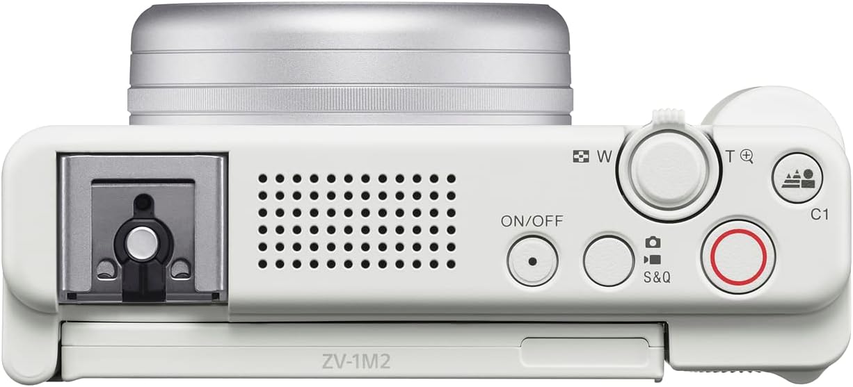 Sony ZV-1 II Vlog Camera for Content Creators and Vloggers (White) (Renewed)