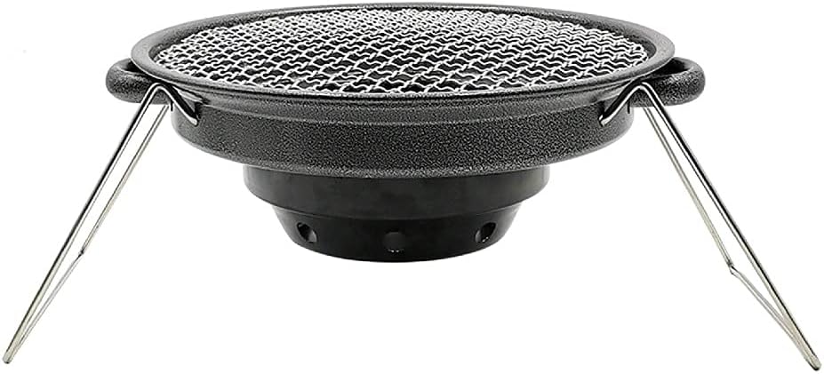 Charcoal Korean BBQ Grill Outdoor Portable BBQ Grill Stainless Steel Charcoal Grill Bracket Barbecue Stove Easy Storage Grill Table Barbecue Stove
