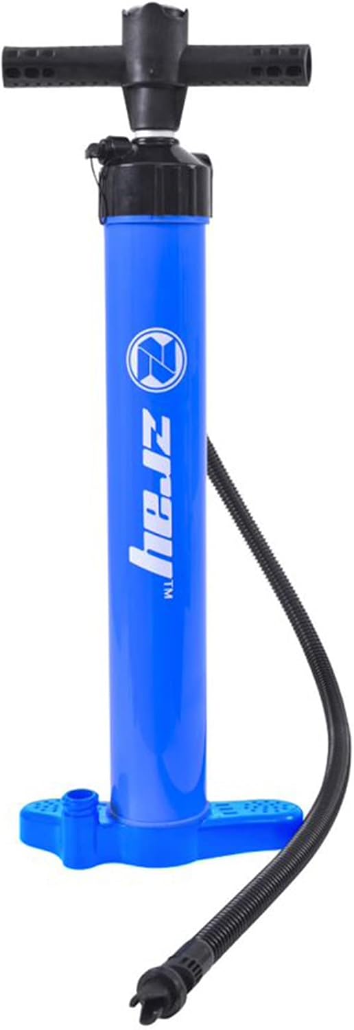 Zray 12 Foot X-Rider Epic X3 Inflatable SUP Outdoor Sport All Around Stand Up Paddle Board Kit with Ultimate Agile Light Technology, Blue/White