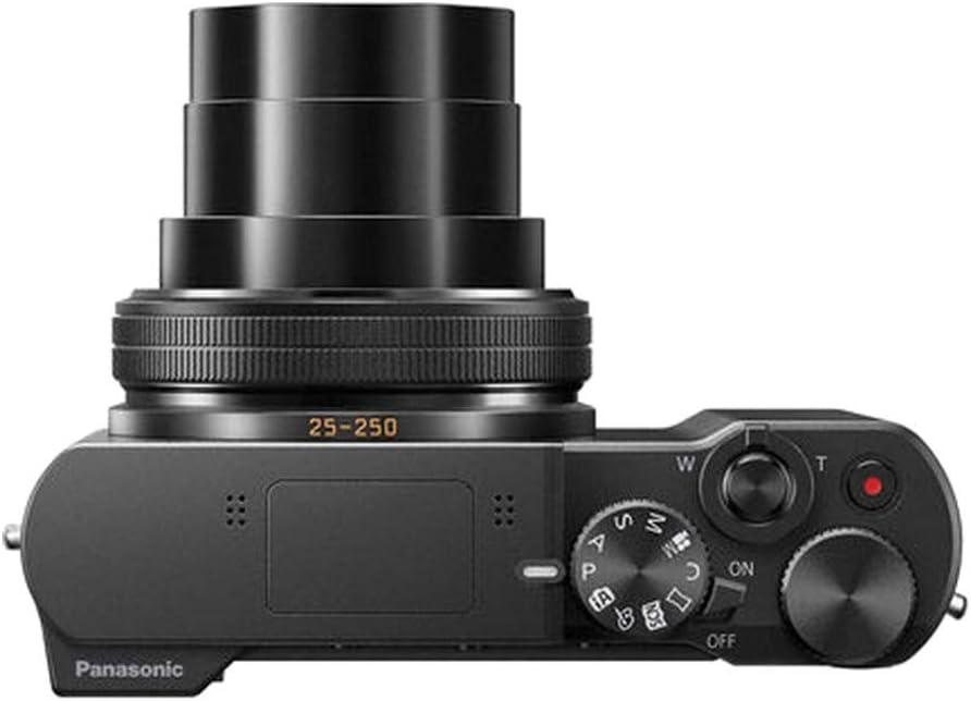 Panasonic LUMIX ZS100 4K Digital Camera, 20.1 Megapixel 1-Inch Sensor 30p Video Camera, 10X LEICA DC VARIO-ELMARIT Lens, F2.8-5.9 Aperture, HYBRID O.I.S. Stabilization, 3-Inch LCD, DMC-ZS100K (Black)