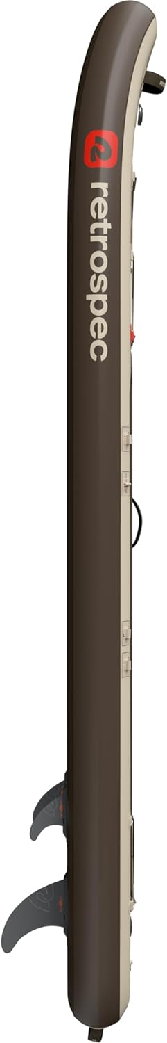 Retrospec Weekender XL Inflatable Paddle Board - Lake Essentials SUP with 400lb Capacity - Wide 11' x 35' x 8' All-Around Board for Fishing & Touring - Complete Kit with Paddle, Pump & Backpack