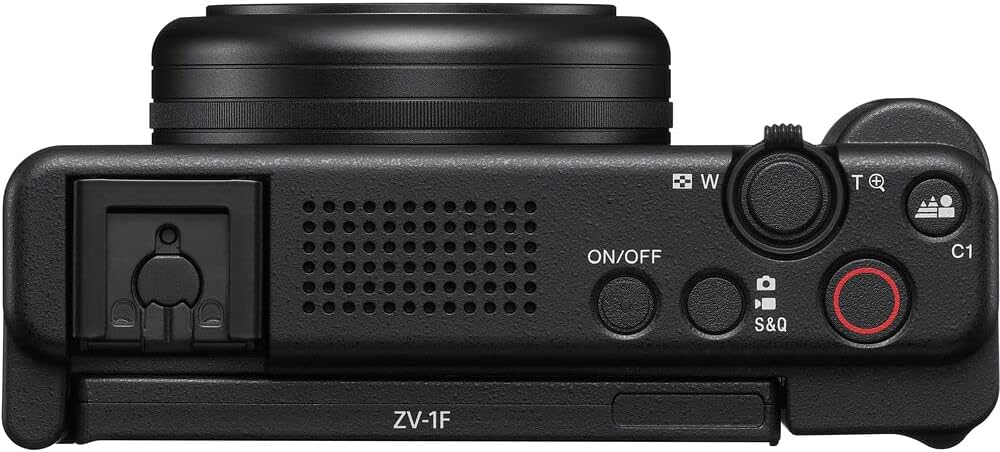Sony ZV-1F Vlogging Camera (Black) 20.1 MP 1' Sensor | Ultra-Wide 20mm Lens |4K Video | Compact Creator Kit with Case, 64GB Card, 2 x NP-BX1 Battery, Card Reader, Photo Software, HDMI Cable and More