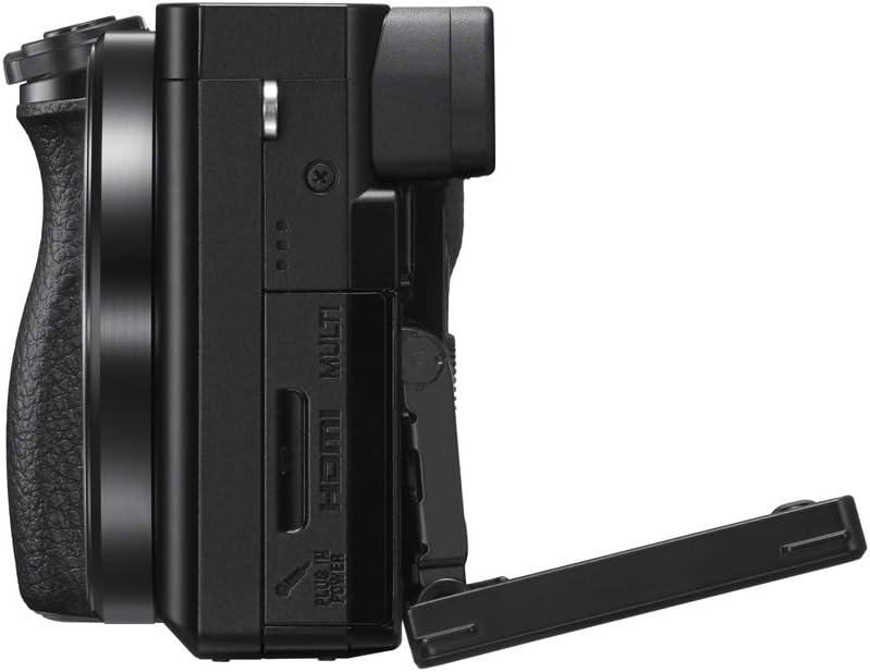 Sony a6100 Mirrorless Camera | Official Sony USA Partner Model | 4K APS-C Body Only Interchangeable Lens Camera ILCE-6100B Bundle with 2X Battery + Deco Gear Bag Case + 64GB Memory Card + Software Kit