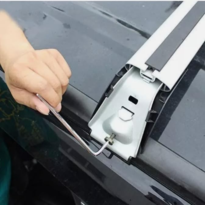 2PCS Aluminum Roof Rack Cross Bars forHyundai Ioniq 9 S SE SEL Limited Calligraphy 2025 2026 Crossbars for Rooftop Compatible with Fixed Points Roofs(Silver+Black)