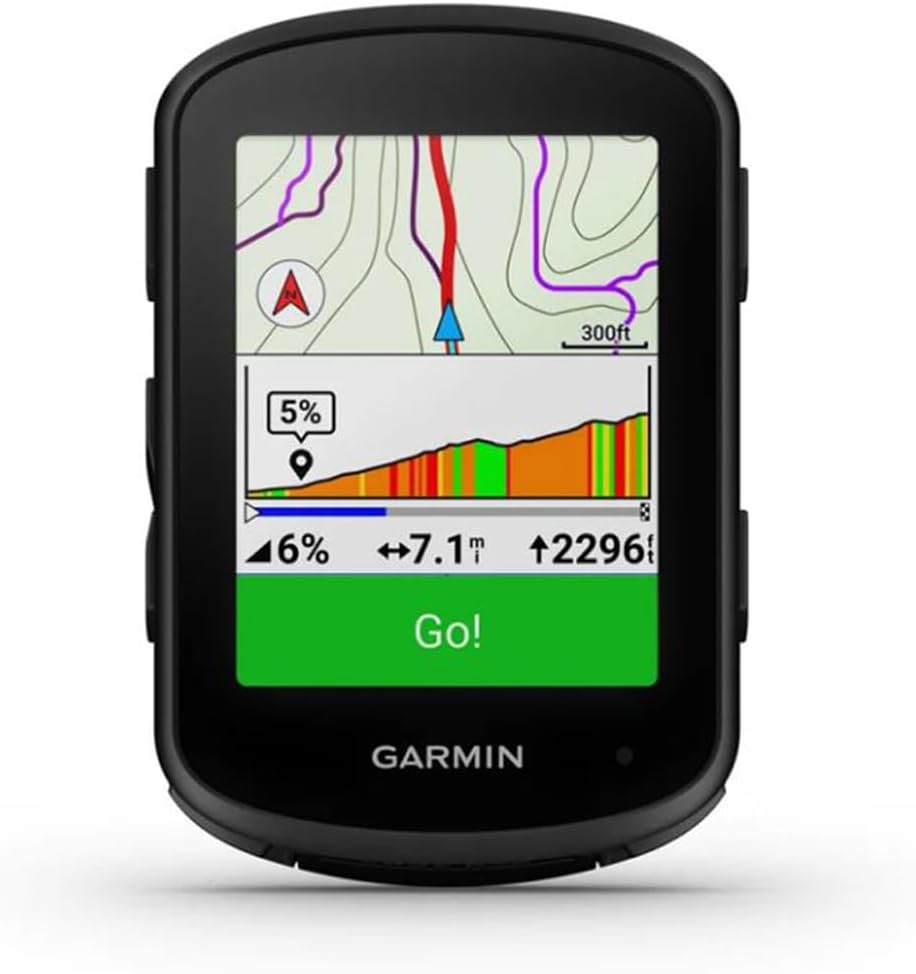 Garmin 010-02695-00 Edge 840, Compact GPS Cycling Computer, Device Only | Official USA Partner Model | Bundle with Sport Towel + Deco Essentials Wearable Commuter Front and Rear Safety Light