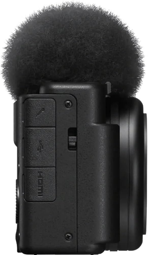 Sony (Refurbished) ZV-1F Vlog Camera for Content Creators and Vloggers (Black) (Renewed)