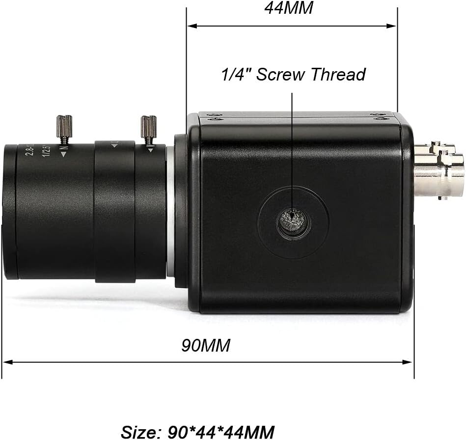 3G-SDI HD Camera 1080@60/50/30/25P,1080@60/50i Digital CCTV Security Camera,1/2.8' High Sensitivity CMOS 2.8-12mm Manual Varifocal 3MP Lens，DC12V Adapter Free Click Below Extra Saving