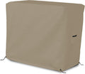 Bar Cart Cover 12 Oz Waterproof 100% Weather Resistant cart Cover with Air Pockets and Drawstring for Sung Fit (34' H x 50' W x 30' D), Beige