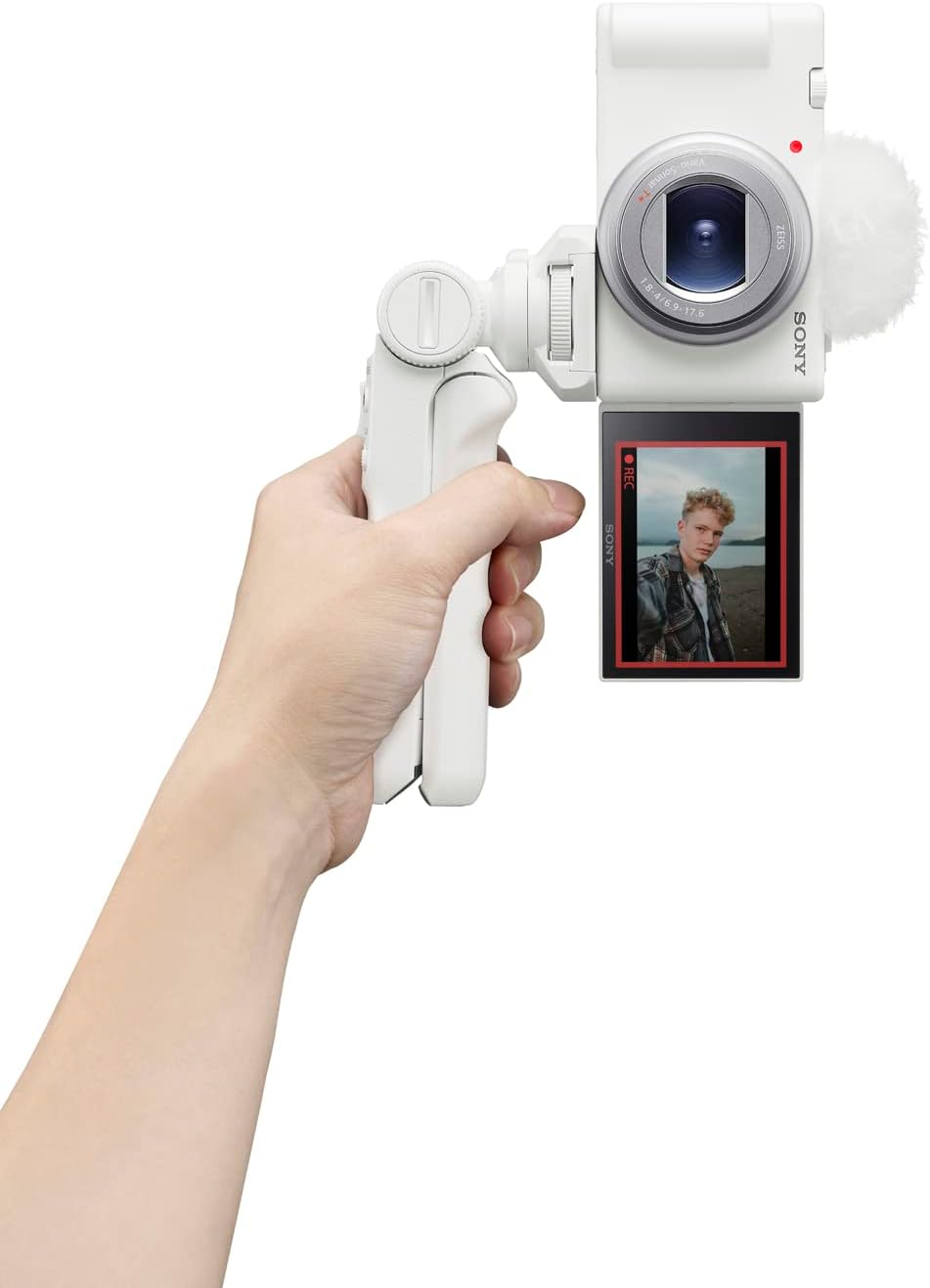 Sony ZV-1 II Vlog Camera for Content Creators and Vloggers (White) (Renewed)
