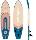 Quashley Inflatable Stand Up Paddle Board,Inflatable Paddleboards 32/34 Inch Wide,All Around SUP for Beginners with Lightweight Paddle,Hand Pump,Backpack,Leash,Durable & Portable iSUP Board