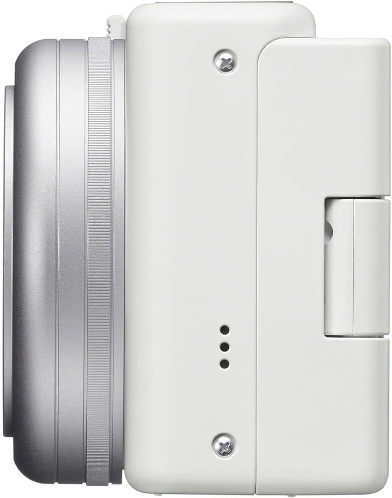 Sony ZV1FW 20mm Vlog Camera for Content Creators - White (Renewed)