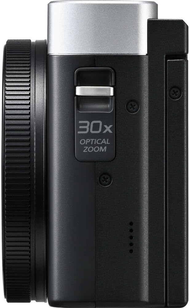 Panasonic TZ99 / ZS99 Point and Shoot Compact Travel Digital Camera (Silver) (DC-TZ99E-S) + Photo Software + 2 x 64GB Card + DMW-BLG10 Battery + Camera Bag + Flexible Tripod + USB-C Cable + More