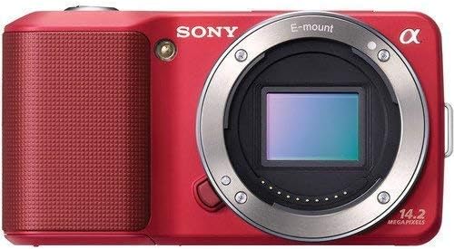 Sony a (Alpha) NEX-3 14.2 MP Digital Camera - Red (Body Only)