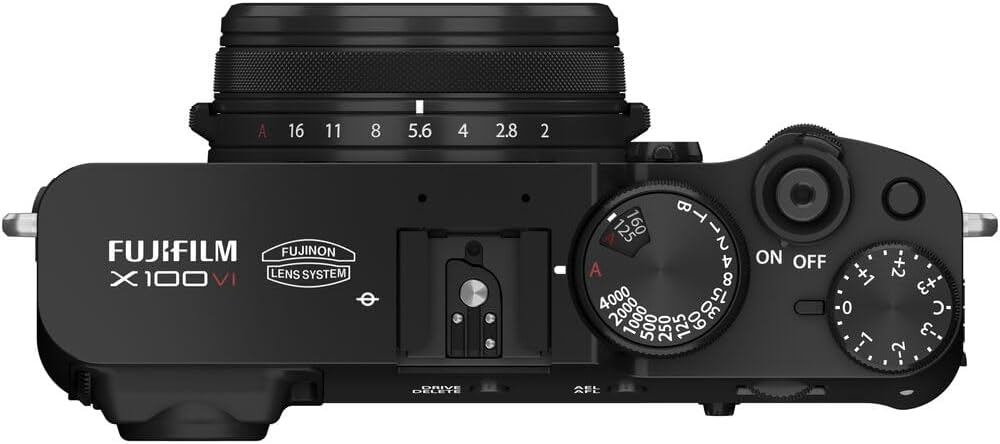 FUJIFILM X100VI Digital Camera (Black) (16821913) + 64GB Card + Card Reader + Battery + Charger + Photo Software + Carrying Case + Flex Tripod + Memory Card Wallet + Cleaning Kit + Cap Keeper Bundle