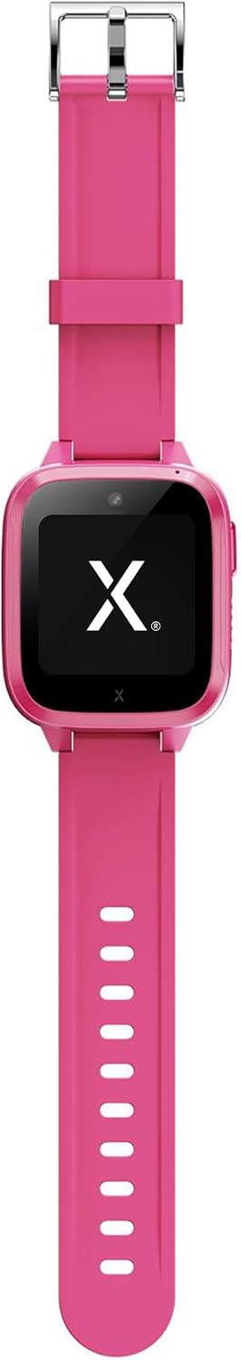 XPLORA Kidzi - Watch Phone for Children (4G) - Calls, Messages, Kids School Mode, SOS Function, GPS Location, Camera and Pedometer – (Subscription Required) (Kidzi on T-Mobile's Network, Pink)